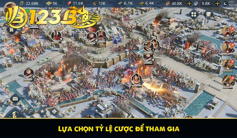 Lựa chọn tỷ lệ cược để tham gia